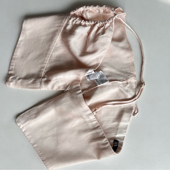 SOLD - Zara Blush Pink Satin Effect Crop Size Small - Picture 6 of 9